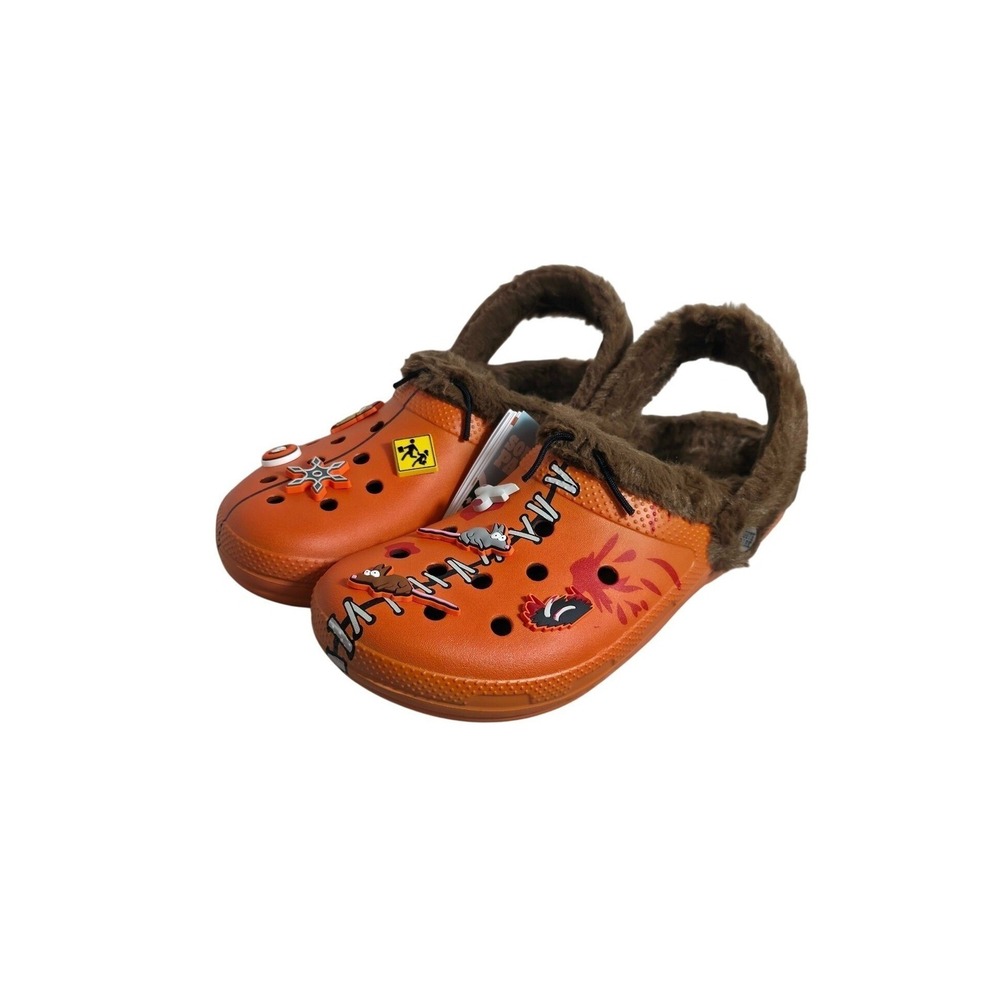 Crocs South Park Kenny Classic Lined Clogs Men's Size 12 Orange 211499-90H NWT